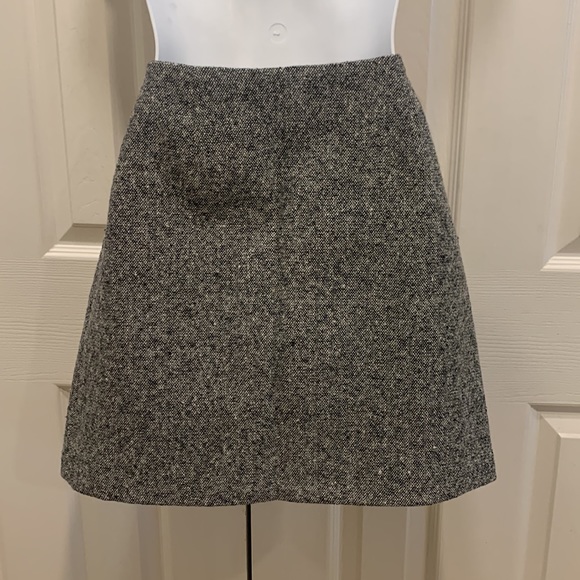 Black/white tweed wrap skirt - Picture 6 of 6